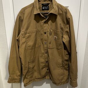 Carhartt Men's Rugged Flex Lined Brown Jacket